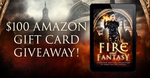 Win a US$100 Amazon Gift Card from Fire & Fantasy Authors