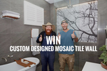 Win a Custom-Designed Mosaic Tile Wall Worth Over $1,600 from The Block Shop [Except ACT]