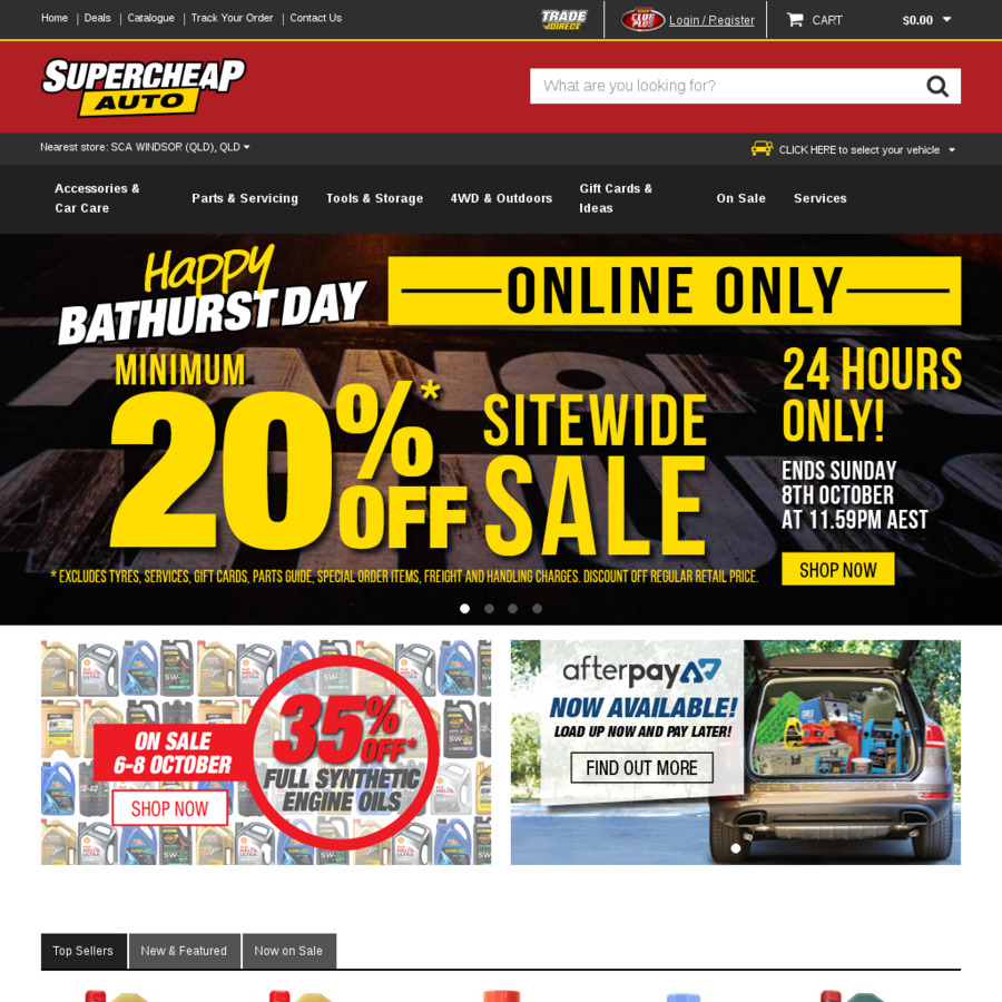 20% off SiteWide @ Supercheap Auto (Online Only off Full Priced Items ...