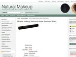 50% off Mineral Makeup Mascara Water Resistant Black 
