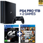 PS4 Pro 1TB Console + GT Sport + GTA V $499 @ EB Games