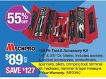  MechPro 148 Pc Tool & Accessory Kit $89 Save $127 / 55% off @ Repco