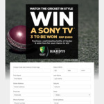 Win 1 of 3 Sony 49" 4K UHD HDR Smart LED LCD TVs Worth $1,699 Each [Buy Any Bottle of Hardys Wine with a Promotional Neck Tag]