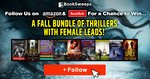 Win A Bundle of Thrillers with Female Leads PLUS a Kindle Fire eReader or Nook Tablet from BookSweeps (Bookbub & Amazon)
