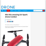 Win a DJI Spark Drone Combo Valued at $1,099 from Drone Magazine