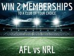 Win Two 12-Month Membership Subscriptions to an AFL/NRL Club of Choice from Swoosh Finance