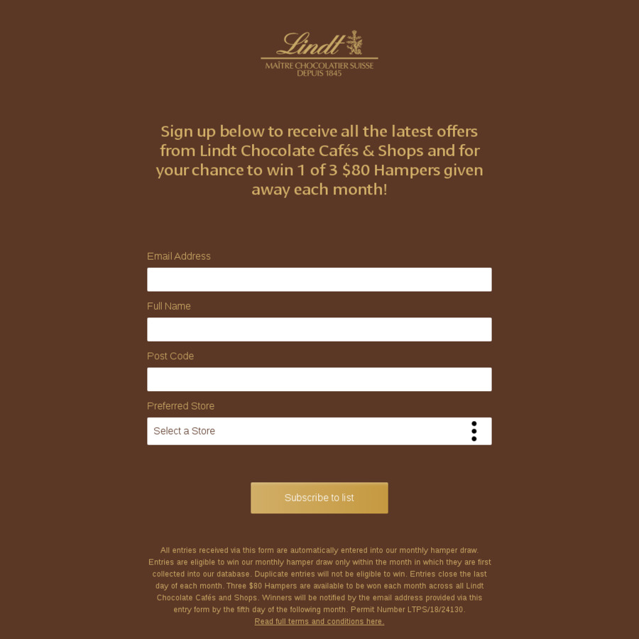 Win 1 of 36 gift hampers worth 80 from lindt ozbargain competitions