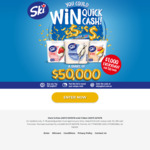 Win a Share of $50000 from Parmalat (Purchase Ski Yoghurt)