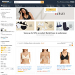 Save up to 50 ~ 60% off on Berlei Bras (e.g Microfibre Barely There Contour Bra $27.98)+ Del ($0/Prime or >$49) @ Amazon AU