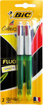 Bic 4 Colour Fluo Ballpoint Pen 2 Pk $1 (Save $5), Homezy Dryer Balls $2 (Save $8), Underworks Colour Coded Socks 4pk $3 @ Big W