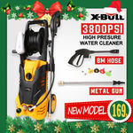 X-BULL 3800PSI High Pressure Water Cleaner Electric Washer 8M Hose Gurney Pump $169.90 Delivered @ Easybayauto eBay