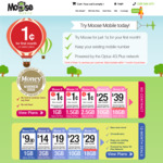 Moose Mobile, $0.01 (Was $19) for 1 Month With 2.5GB Data and Unlimited Calling and Text