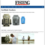 Win 1 of 3 IceMule Coolers (IceMule Boss $449.95/IceMule Pro $169.95/IceMule Classic $89.95) from Fishing World/IceMule