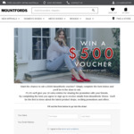 Win a $500 Gift Voucher from Mountfords