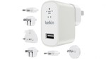 Belkin Global Travel Kit 2.4amp Single Port USB Charger - White $19 @ Harvey Norman