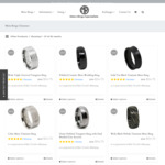 75% off Clearance (e.g. Tungsten/Titanium/Ceramic rings $54.75) at Mens Rings Online 