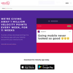 Win 1 of 11 Prizes of 1,000,000 Velocity Points Worth $37,000 from Velocity Frequent Flyer [VFF Members]