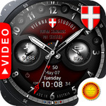 [Galaxy Watch] $0: VIENNA STUDIOS | Business Carbon & Red, [SSOM]active in 5 (Was $3.19) for Samsung Galaxy Watch, Gear or Fit