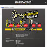 Win a Set of Night Hawk VLI 9" Driving Lights + Wiring (RRP $984) or a Selection of Other Prizes from Bushranger