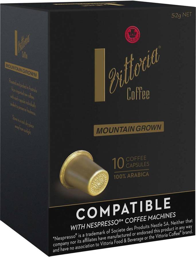 Vittoria coffee shop pods woolworths