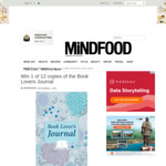Win 1 of 12 Copies of the Book Lovers Journal Worth $12.99 from MiNDFOOD