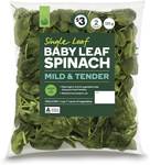 Woolworths Baby Leaf Spinach 1/2 Price 120g $1.50 / 280g $2.50 @Woolworths