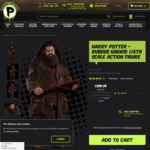 Harry Potter - Rubeus Hagrid 1/6th Scale Action Figure - $399.99 Delivered @ PopCultcha