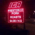 [WA] Pork Leg with Bone Raw Meat $4/kg @ IGA Preston St, Como