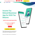 98% off 2020 Tax Time Special: $0.99 for 12 Mths for Premium Plan Upgrade (Normally $83.99) Taxfox 2020 Tax Refund Maximiser App