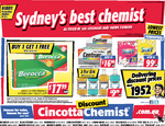 Cincotta Chemist "Sydney's Best Chemist" Promotion