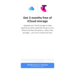 Free 200GB iCloud Storage for 3 Months (New iCloud Subscribers Only) @ Apple via Telstra