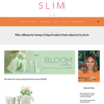 Win a Bloom by Young Living Product Pack Valued at $328.80 from Slim Magazine