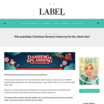 Win Matching Christmas Themed Swimwear for The Whole Family from Label Magazine