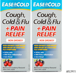2x Ease A Cold Cough, Cold & Flu Pain Relief Non-Drowsy 200ml $2 + Delivery (Free with Club Catch) @ Catch
