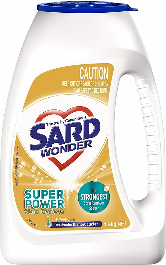 Sard Wonder Super Power Stain Remover Soaker 1.8kg 8 / 7.20 (S&S