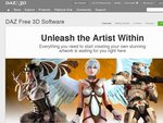 DAZ3D Software for Free! - Daz Studio Pro 4, Bryce Pro 7 & Hexagon 2.5