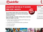 Quickflix Is Offering You a One Month Free Trial of The DVD Delivery and Online Streaming