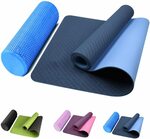 JORAGO Foam Roller Blue with Blue Yoga Mat $29.99 Delivered @ Jorago via Amazon AU