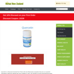 3 Bottles of Quercetin - NZ$139 + NZ$12.95 Delivery (~A$142.41) @ Herbal New Zealand