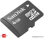 6x SanDisk MicroSDHC 4GB @ $20.83 Delivered