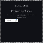 Selected Men Sale Items with Extra 40% off + Delivery ($0 C&C / $50 Order) @ David Jones