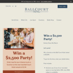 Win $2,000 in Catering & Drinks, DJ, Event Space from Ball Court Hotel (Sunbury, VIC)