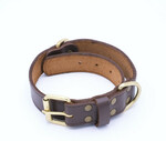 Leather Dog Collar - Black or Saddle Brown - Size L/XL - $19.99 (Was $45.99) + $7.99 Shipping @ King Kangaroo