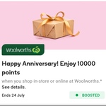 Collect 10,000 Everyday Rewards Points @Woolworths