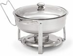 Artisan SS Round Buffet Chafer with Glass Lid, 4-Quart / 3.8ltr $74.24 Delivered @ Amazon AU