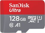SanDisk 128GB Ultra microSDXC UHS-I Memory Card with Adapter $15.61 + Delivery ($0 with Prime/ $39 Spend) @ Amazon AU