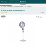 [VIC, NSW, SA] De'Longhi 360 Degree Oscillating Pedestal Fan $84.89 (Was $158) + Delivery ($0 C&C/ in-Store) @ Bunnings