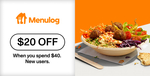 $20 off When You Spend $40 for New Menulog Customers @ Little Birdie