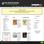 29% off Storewide + US$23.95 Delivery ($0 for eBooks) @ No Starch Press