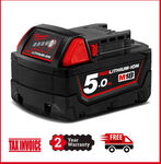 Milwaukee M18 5.0Ah Battery – M18B5 $99 (Was $193) Delivered @ Filipshed eBay